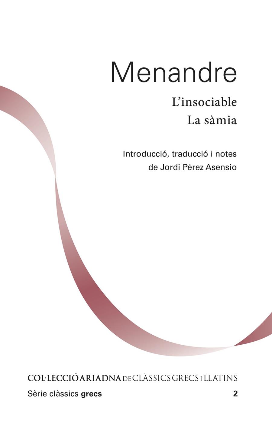 INSOCIABLE, L'. LA SÀMIA | 9788410349810 | MENANDRO