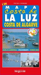 MAPA COSTA DE LA LUZ Y ALGARVE | 9788495948335 | ARGUVAL
