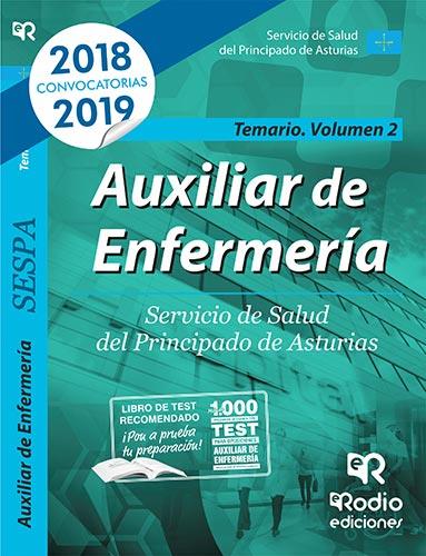 AUXILIAR DE ENFERMERÍA. SERVICIO DE SALUD DEL PRINCIPADO DE ASTURIAS. TEMARIO VOLUMEN 2. | 9788417439804 | VARIOS AUTORES