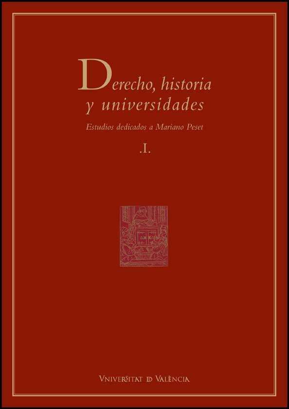 DERECHO, HISTORIA Y UNIVERSIDADES (2 VOLS.) | 9788437068640 | VARIOS AUTORES