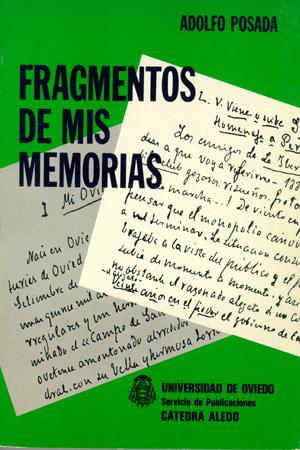 FRAGMENTOS DE MIS MEMORIAS | 9788474680706 | POSADA, ADOLFO