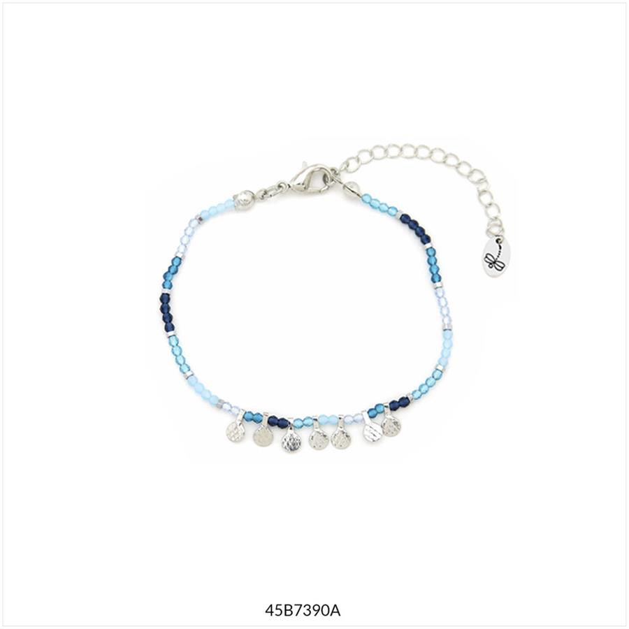 PULSERA FRESH PLATA I BLAUS | 45b7390a