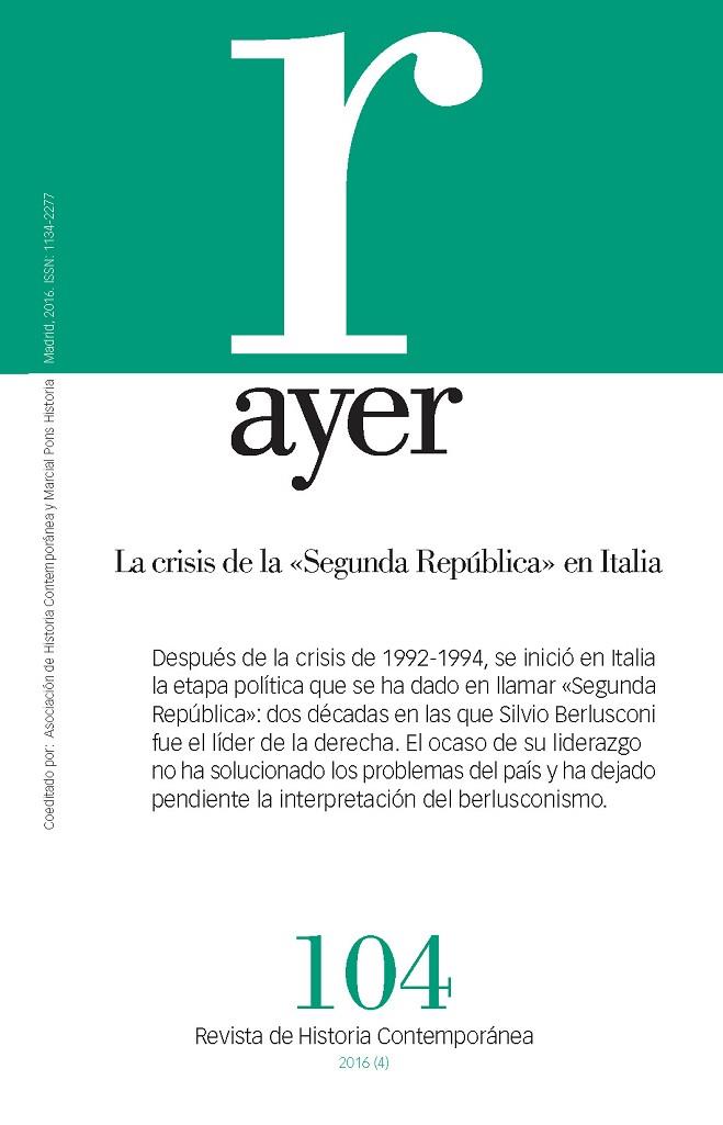 CRISIS DE LA "SEGUNDA REPÚBLICA" EN ITALIA, LA | 9788416662098 | BOTTI, ALFONSO