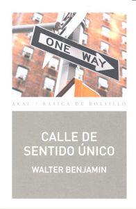 CALLE DE SENTIDO ÚNICO | 9788446040903 | BENJAMIN, WALTER