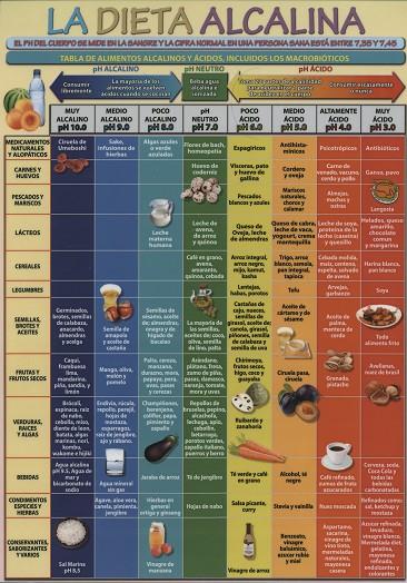 LÁMINAS DIDÁCTICAS - LA DIETA ALCALINA | 8436005168629