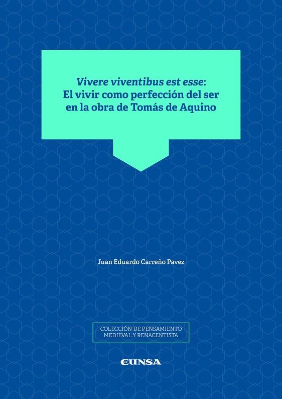 VIVERE VIVENTIBUS EST ESSE | 9788431335373 | CARREÑO PAVEZ, JUAN EDUARDO