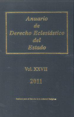 ANUARIO 2010 DERECHO ECLESIASTICO V.XXVI | 2010XXVI | INSTITUTO ESTUDIO LIBERTAD RELIGIOSA