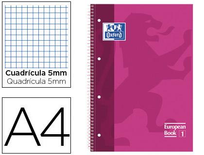 LLIBRETA OXFORD A4 4 TALADRES FUCSIA | 8412771117771