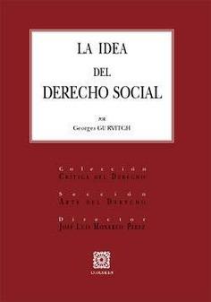 IDEA DEL DERECHO SOCIAL, LA | 9788481510300 | GURVITCH, GEORGES