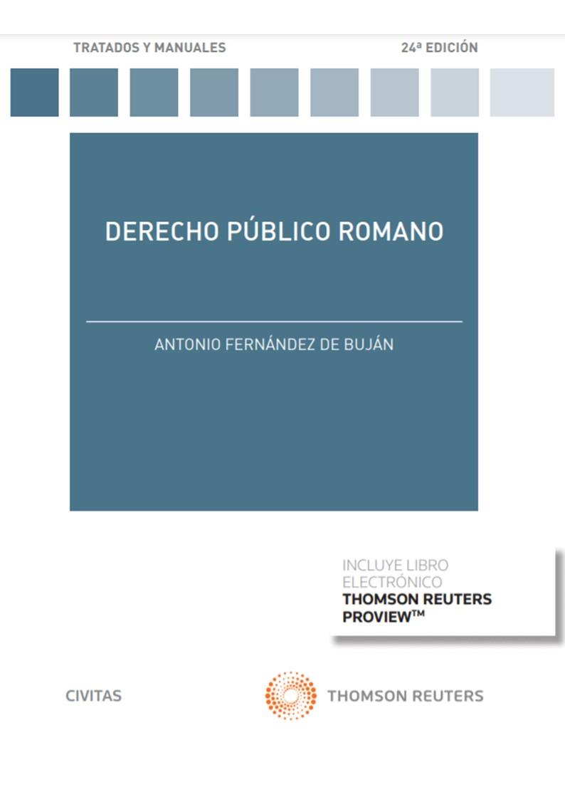 DERECHO PUBLICO ROMANO | 9788413464572 | FERNANDEZ DE BUJAN, ANTONIO
