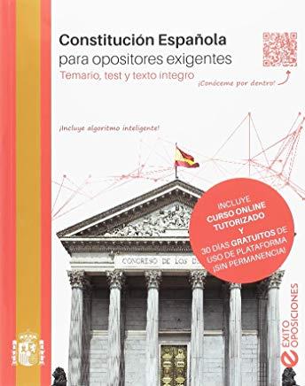 CONSTITUCION ESPAÑOLA PARA OPOSITORES EXIGENTES | 9788417534196 | ÉXITO OPOSICIONES