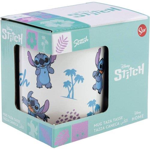 TAZA CERAMICA 325 ML. EN CAJA STITCH LEAVES PATTERN | 8412497881369