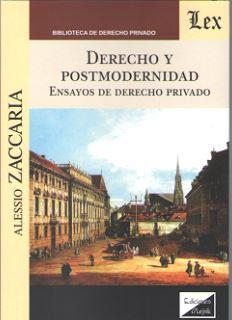 DERECHO Y POSTMODERNIDAD 2018 | 9789563920741 | ZACCARIA, ALESSIO