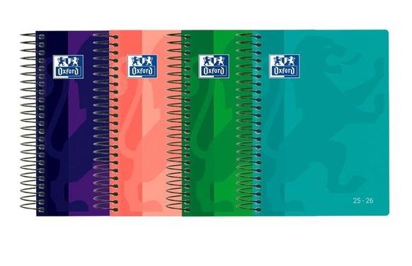 AGENDA OXFORD SCHOOL PLASTIC 8 AU D/P VARIS COLORS | 8427291068267