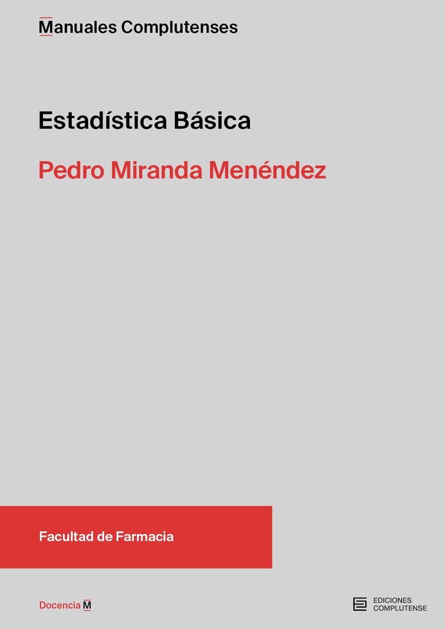 ESTADÍSTICA BÁSICA | 9788466938891 | MIRANDA MENÉNDEZ, PEDRO