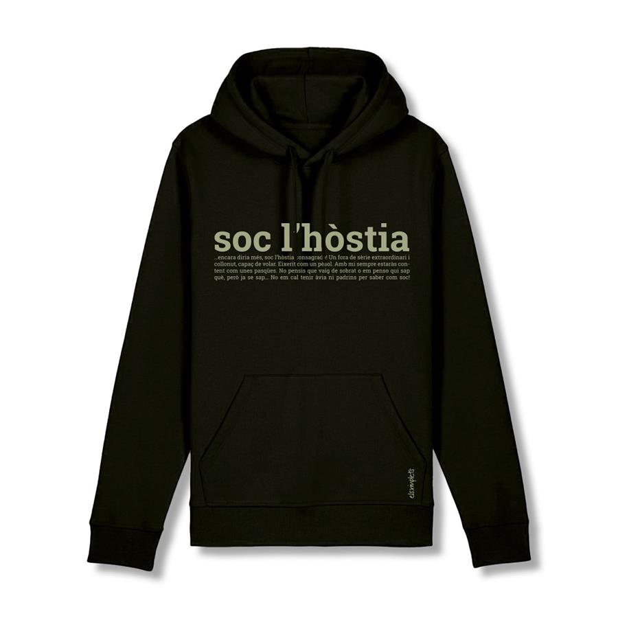 DESSUADORA ELS XIMPLETS SOC L'HOSTIA XL NEGRA | 9999900013955