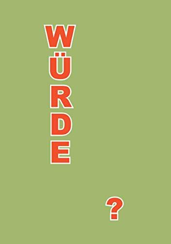 WÜRDE? | 9783750431058 | GERIKE, HERBERT