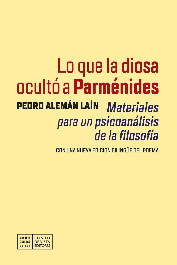 LO QUE LA DIOSA OCULTO A PARMENIDES | 9791387624668 | ALEMAN LAIN, PEDRO