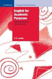 ENGLISH FOR ACADEMIC PURPOSES | 9780521556187 | JORDAN, R. R.