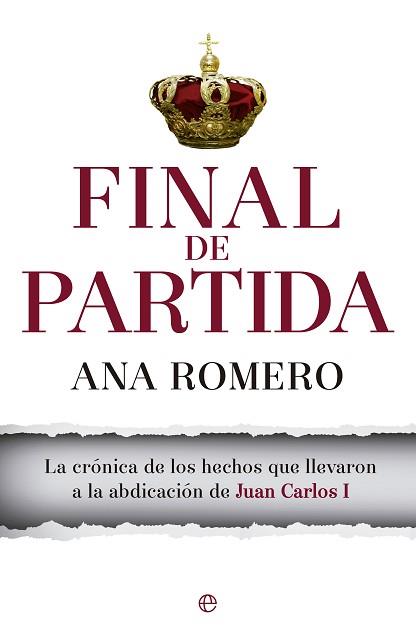 FINAL DE PARTIDA | 9788490603031 | ROMERO GALÁN, ANA