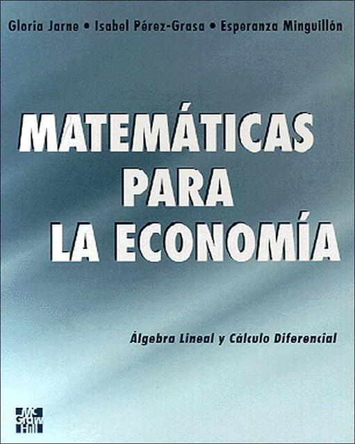 MATEMATICAS PARA LA ECONOMIA | 9788448111977 | JARNE