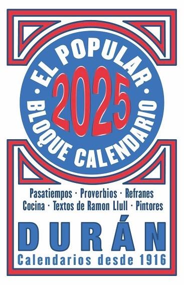 BLOQUE DURÁN 2025 | 9788412745528 | VARIOS AUTORES