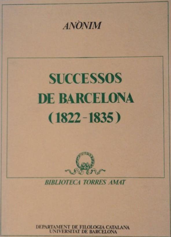 SUCCESSOS DE BARCELONA (1822-1835) | 9788472561861
