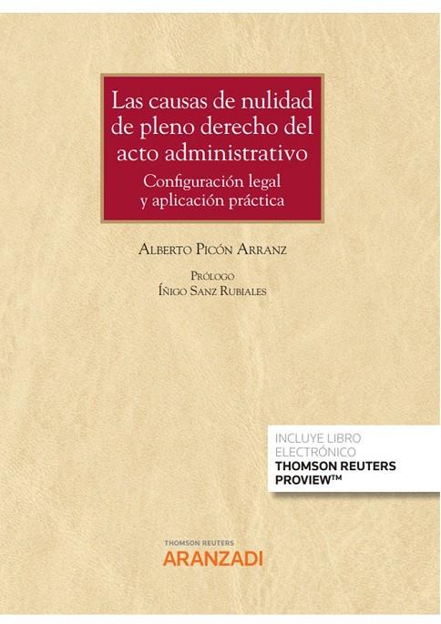 CAUSAS DE NULIDAD DE PLENO DERECHO DEL ACTO ADMINISTRATIVO, LAS | 9788411245111 | BELINTXON MARTIN, UNAI