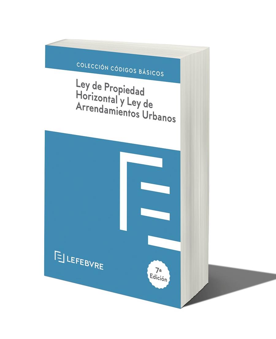 LEY DE PROPIEDAD HORIZONTAL ARRENDAMIENTOS URBANOS 2019 | 9788417794699 | LEFEBVRE-EL DERECHO