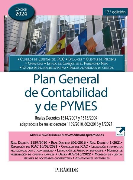 PLAN GENERAL DE CONTABILIDAD Y DE PYMES (ED. 2024) | 9788436849837 | EDICIONES PIRÁMIDE