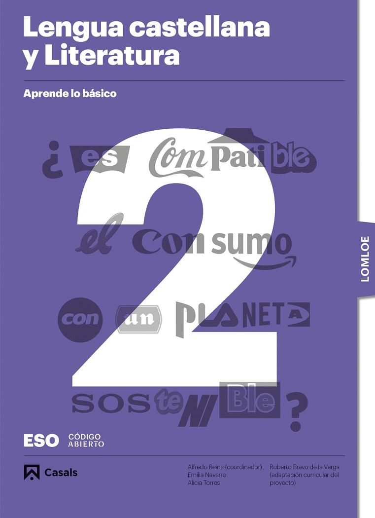APRENDE LO BÁSICO. LENGUA CASTELLANA Y LITERATURA 2 ESO. LOMLOE | 9788421882184 | VARIOS AUTORES