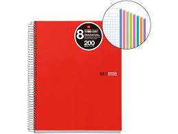 NOTE BOOK 8 COLORS A4 ESPIRAL MIQUELRIUS | 8422593420027