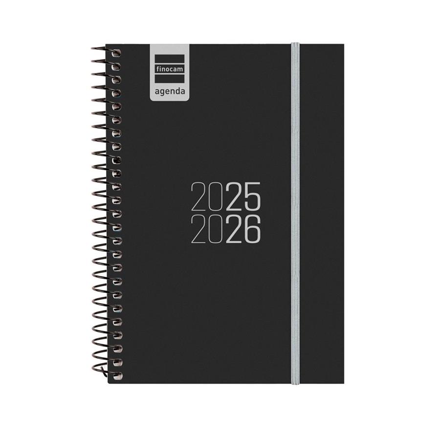 AGENDA ESPIRAL CURS ESPIR E8 SVH 25-26 NEGRE | 8422952398967