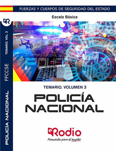 TEMARIO. VOLUMEN 3. POLICÍA NACIONAL. ESCALA BÁSICA. | 9788417661502 | VARIOS AUTORES