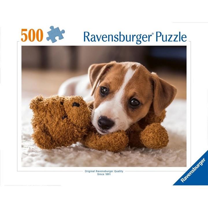 PUZZLE 500 PIEZAS PUPPIES COLLECTION PERRITO Y OSITO | 4005555019039