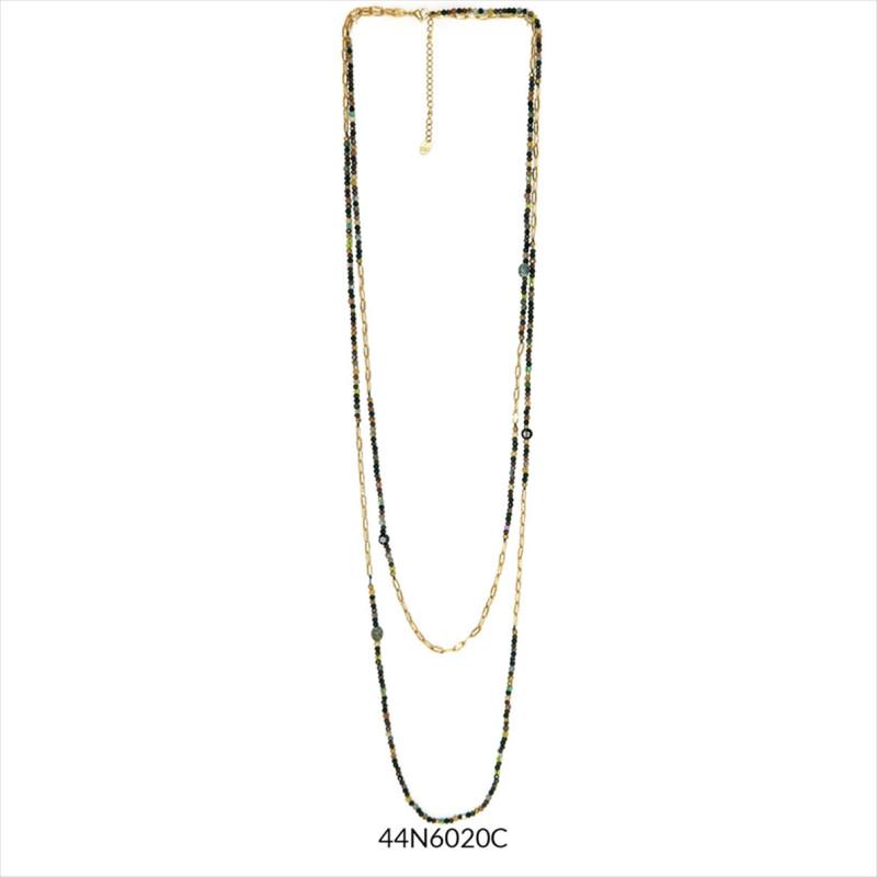 COLLAR LLARG DOBLE BAIKAL | 44n6020c