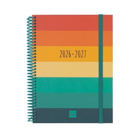 AGENDA ESPIRAL CURS DIVA 1/4 SVH 26-27 COLORS | 8422952415787