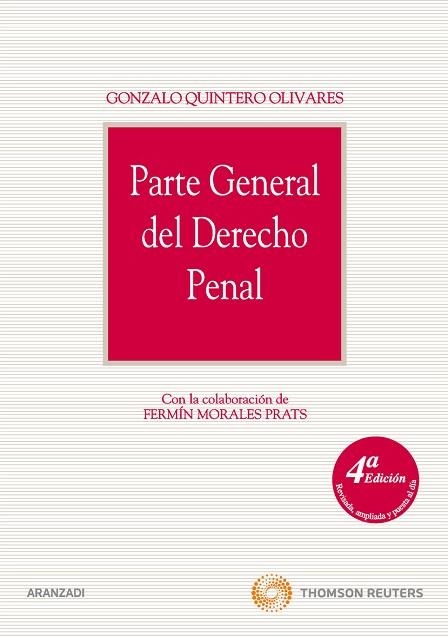 PARTE GENERAL DEL DERECHO PENAL | 9788499037158 | QUINTERO OLIVARES, GONZALO