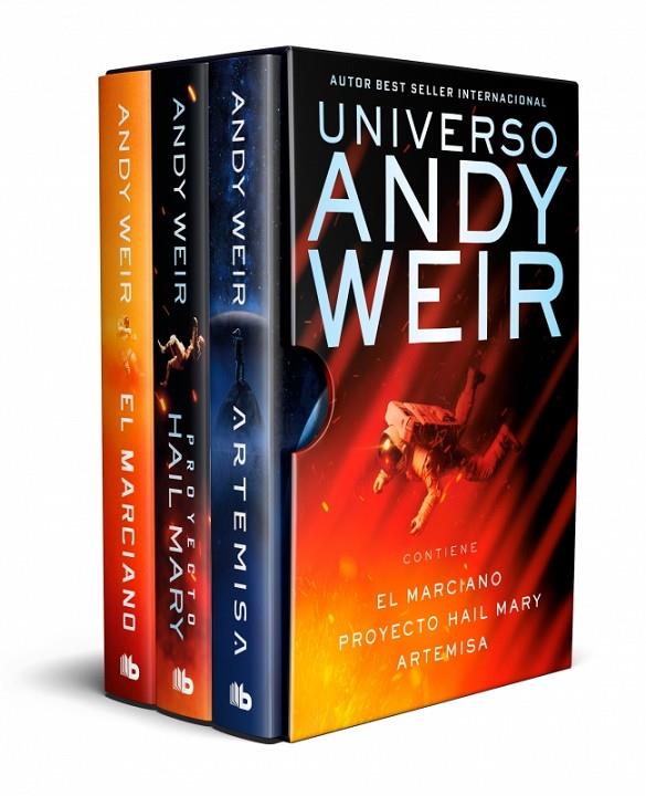 UNIVERSO ANDY WEIR (ESTUCHE CON : EL MARCIANO | PROYECTO HAIL MARY | ARTEMISA) | 9791387652043 | WEIR, ANDY