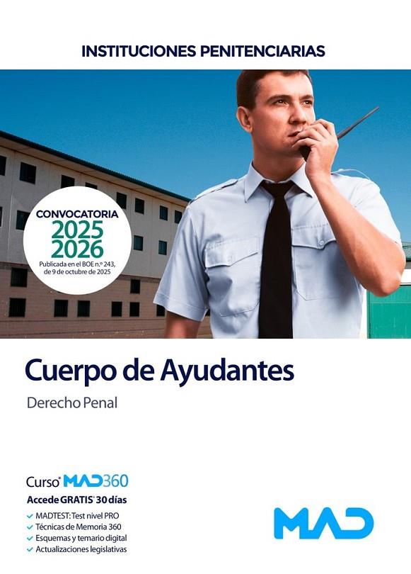 CUERPO AYUDANTES INSTITUCIONES PENITENCIARIAS. DERECHO PENAL | 9791370282448
