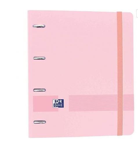 CARPETA OXFORD ANELLES A4 POLYFOAM ROSA | 8427291023594