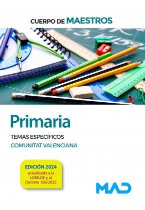 CUERPO MAESTRO PRIMARIA COMUNITAT VALENCIANA. TEMAS ESPECIFICOS | 9788414279373 | RIBES ANTUÑA, DOLORES
