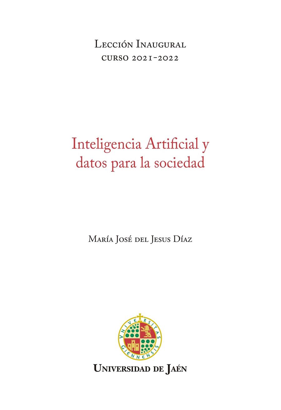 INTELIGENCIA ARTIFICIAL Y DATOS PARA LA SOCIEDAD | 9788491594321 | DEL JESUS DÍAZ, MARÍA JOSÉ