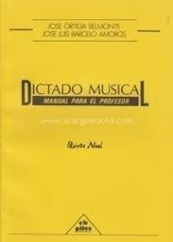 DICTADO MÚSICAL, PROFESOR 3º Y 4º | 9788486106621 | ORTIGA - BARCELO