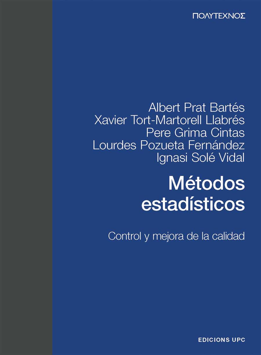 MÉTODOS ESTADÍSTICOS | 9788483017869 | PRAT BARTÉS, ALBERT / TORT-MARTORELL LLABRÉS, XAVI