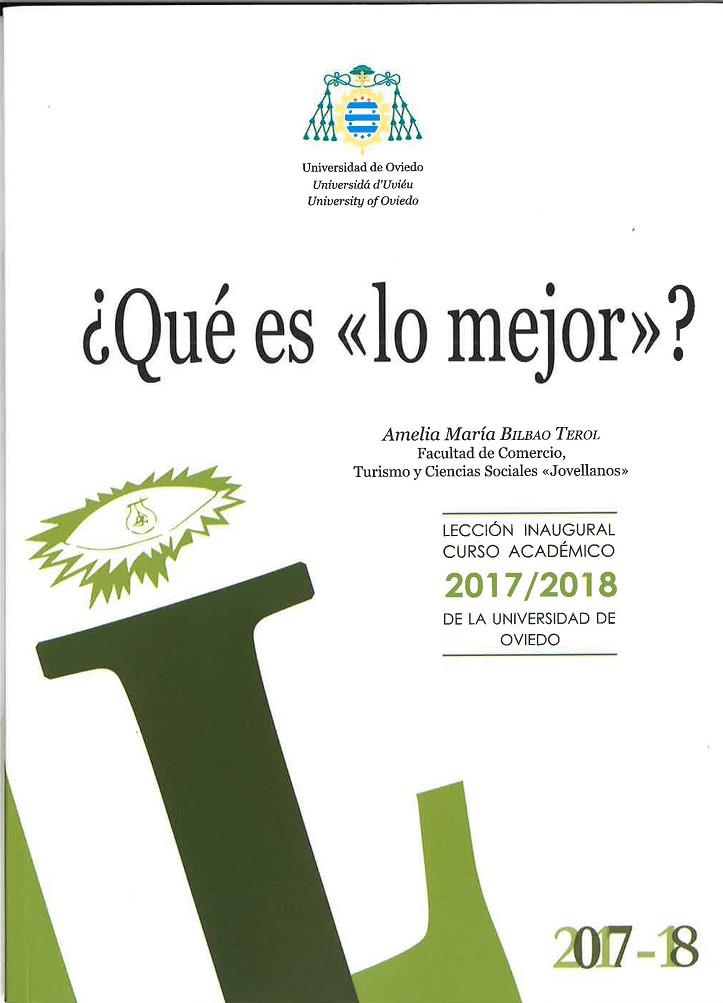 ¿QUÉ ES "LO MEJOR"? | 9788416664733 | BILBAO TEROL, AMELIA MARÍA