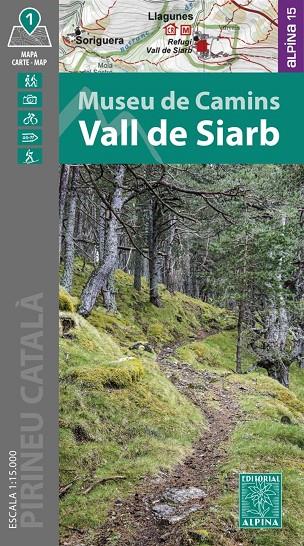 VALL DE SIARB : MAPA-GUIA [2026] | 9788470112225 | EDITORIAL ALPINA