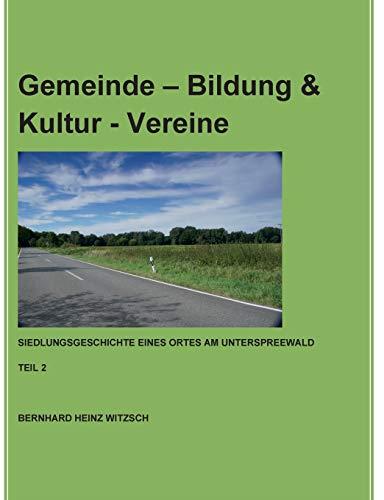 GEMEINDE - BILDUNG & KULTUR - VEREINE | 9783750424807 | WITZSCH, BERNHARD HEINZ