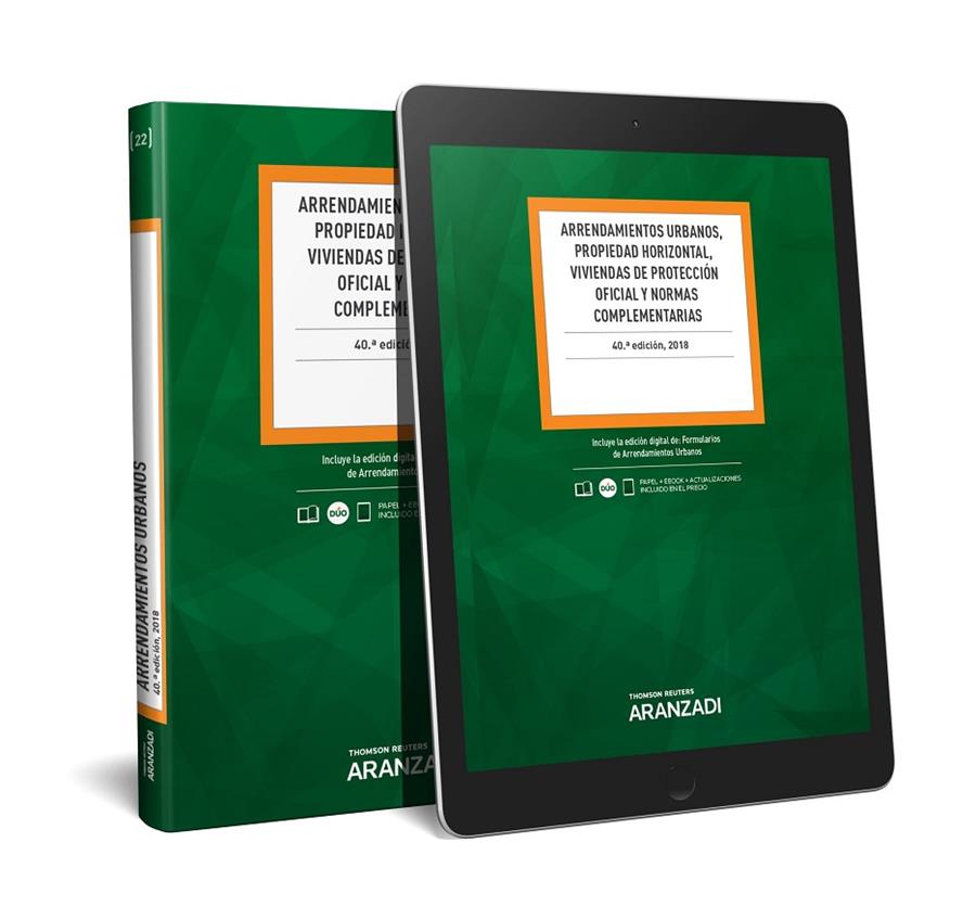ARRENDAMIENTOS URBANOS, PROPIEDAD HORIZONTAL, VIVIENDAS DE PROTECCIÓN OFICIAL Y NORMAS COMPLEMENTARIAS  [ED. 2018] | 9788491528135 | CIVITAS, DEPARTAMENTO DE REDACCIÓN
