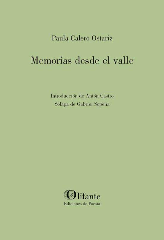 MEMORIAS DESDE EL VALLE | 9791399086140 | CALERO, PAULA